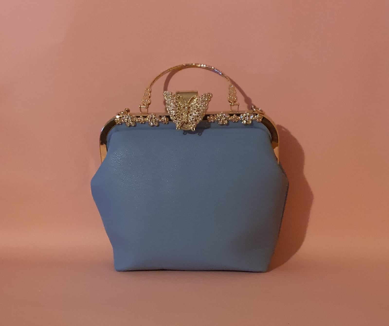 BLUE Butterfly Handbag