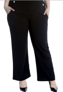 High Waist Side Pocket Trousers.