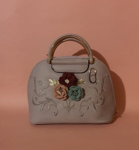 LILAC Floral Handbag