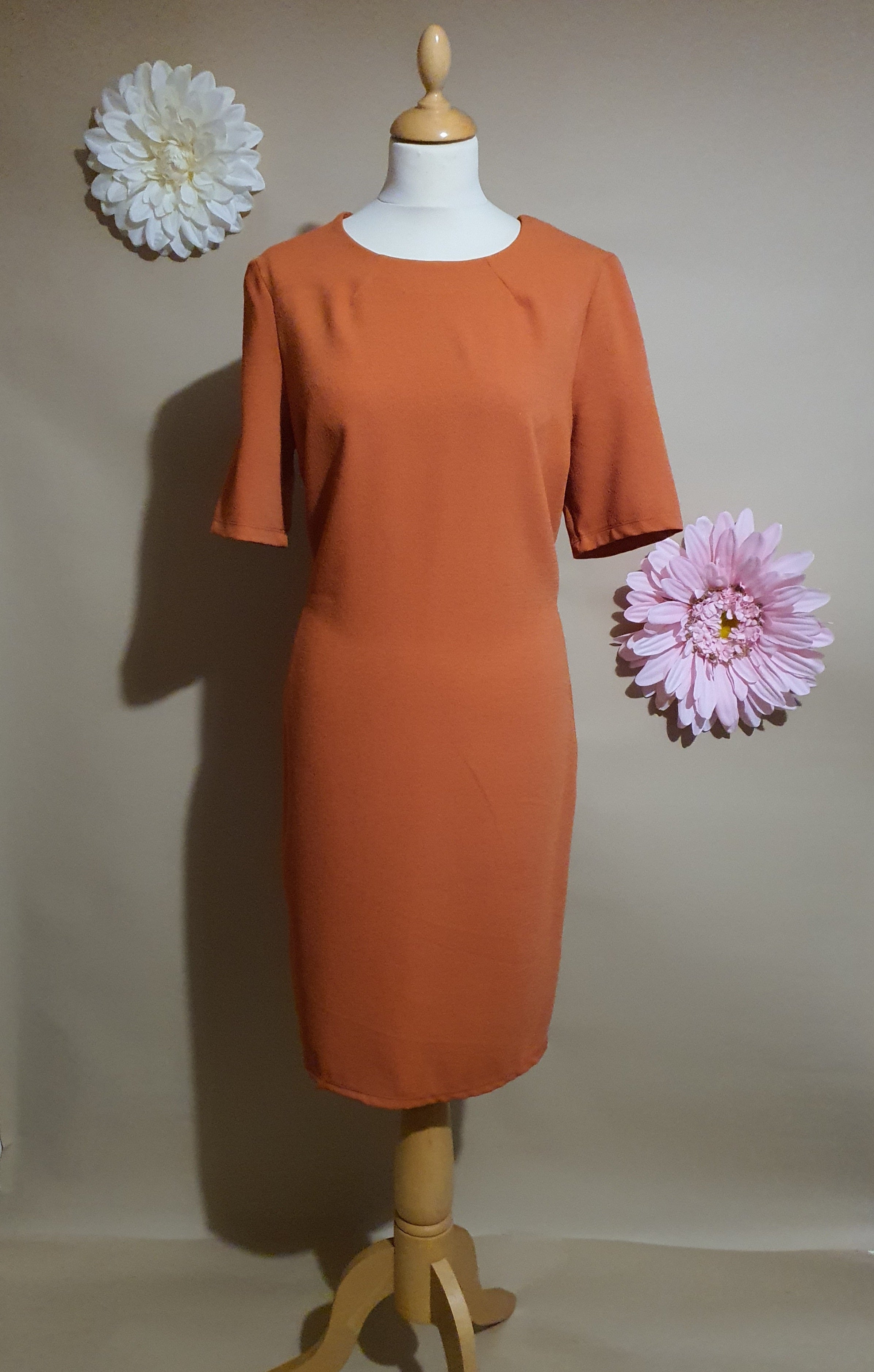 TERRACOTTA Classic Style Dress