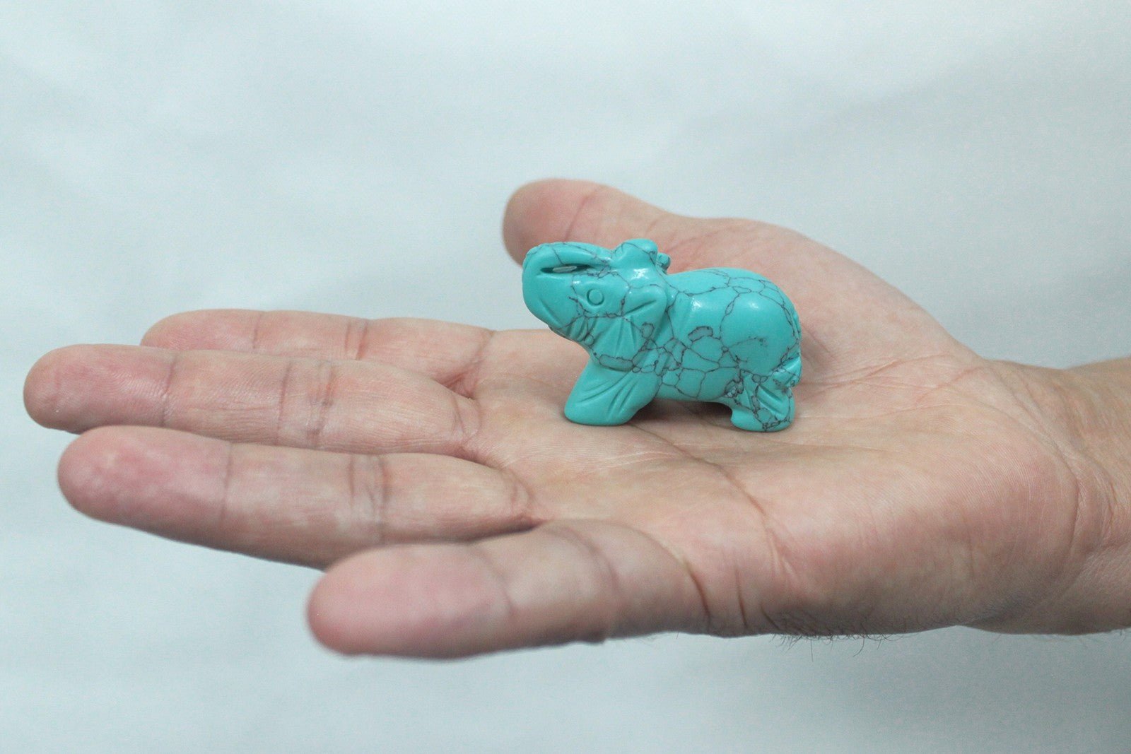 Gemstone Elephant - Turquoise