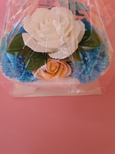 Ceramic Bath Soap Flower Arrangement