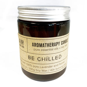 Aromatherapy Soy Wax Candle - Be Chilled