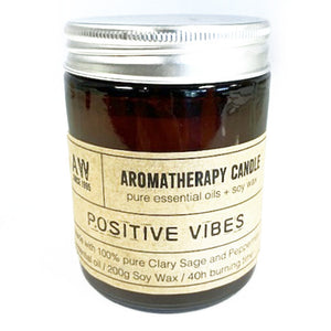 Aromatherapy Soy Wax Candle - Positive Vibes