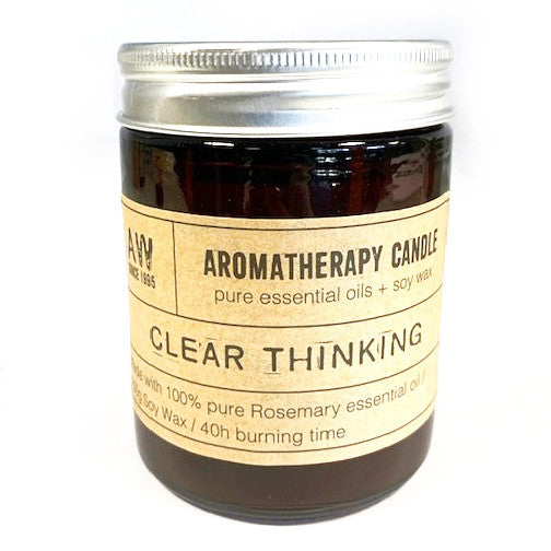 Aromatherapy Soy Wax Candle - Clear Thinking