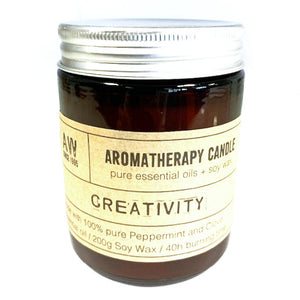 Aromatherapy Soy Wax Candle - Creativity