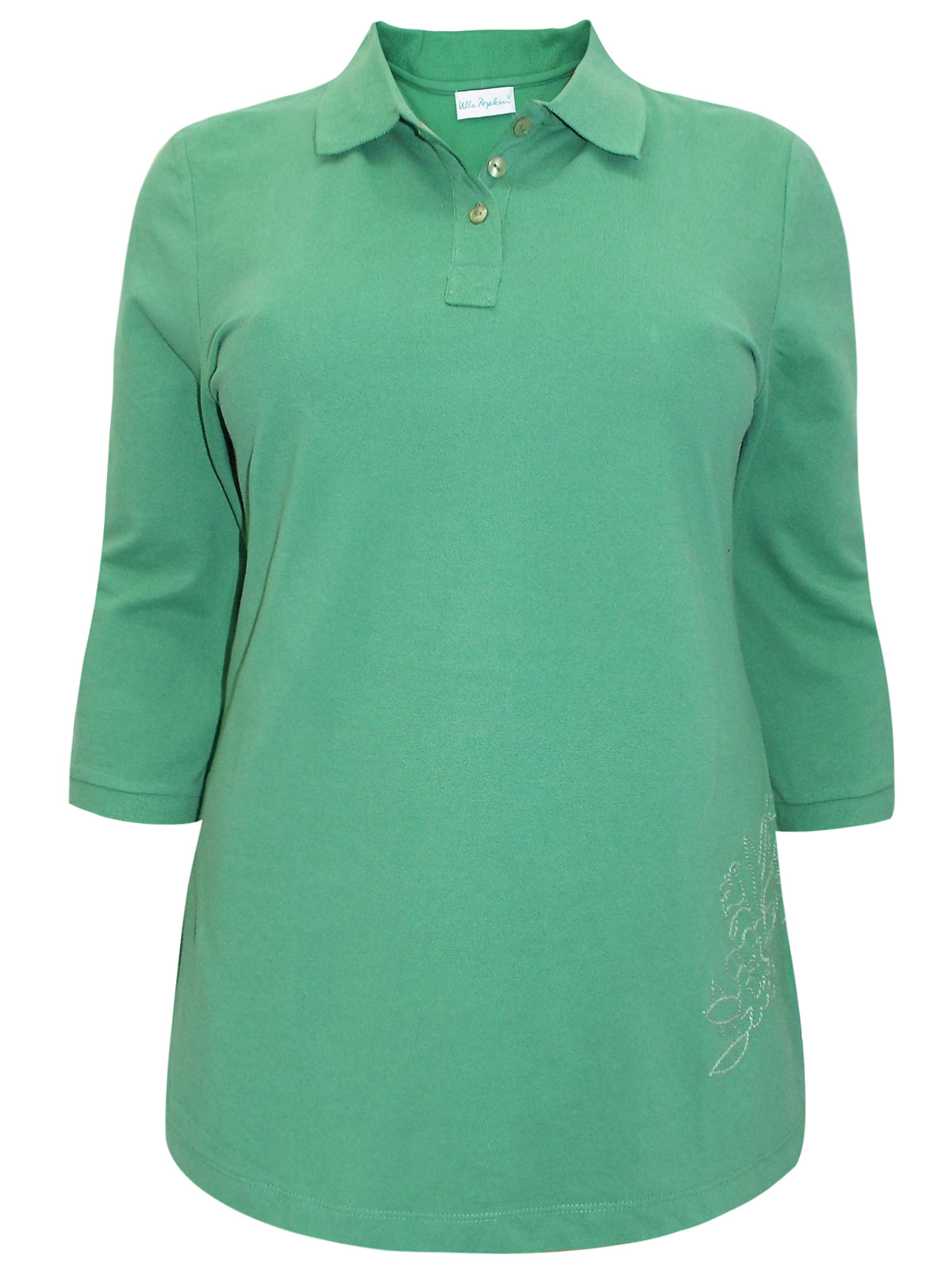 AquaMarine Embroidered Polo Shirt Sizes 16-34