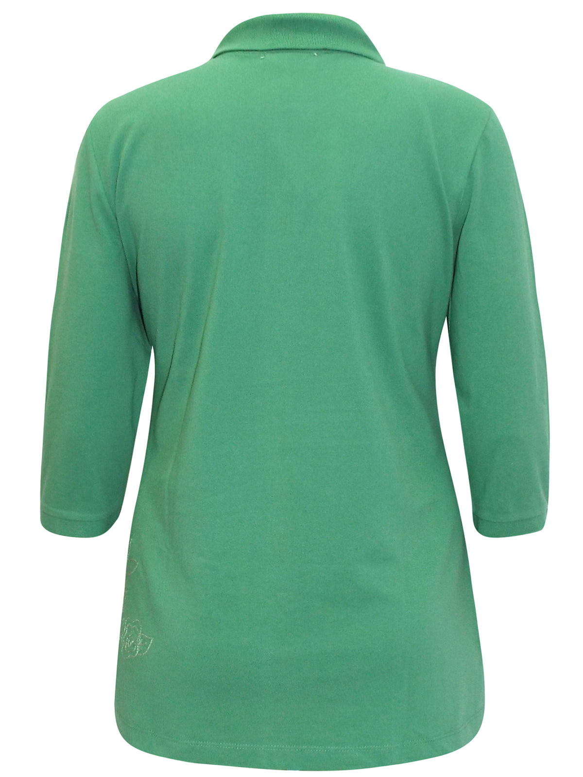 AquaMarine Embroidered Polo Shirt Sizes 16-34