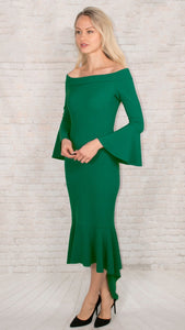 Emerald Fishtail Diva Dress